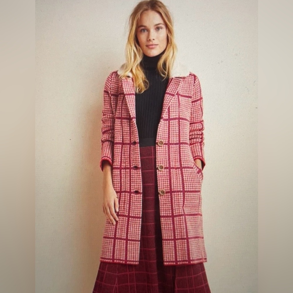 Aldo Martins | Anthropologie | Patterned Sweater Coat |‎ Small | Like New!!